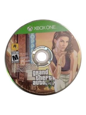 Grand Theft Auto V Xbox One Disc - Green Accent